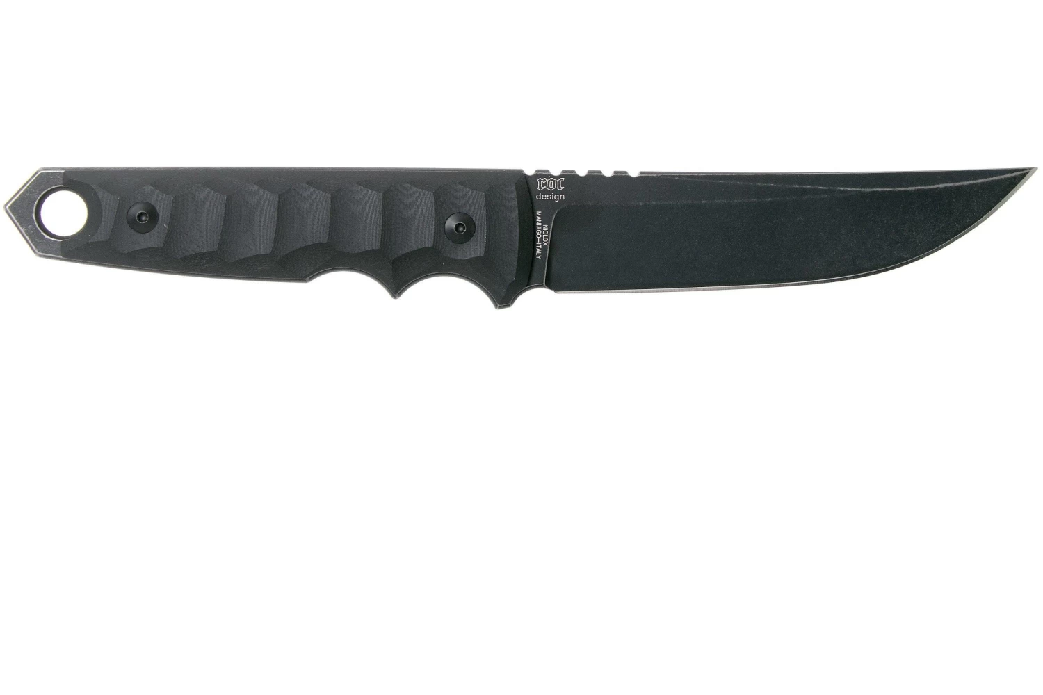 Fox Knives Ryu FX-634 Black G10, Cuchillo Fijo, Black Roc Knives Design 4 Fox Knives Ryu FX-634 Black G10, Cuchillo Fijo, Black Roc Knives Design - Imagen 2