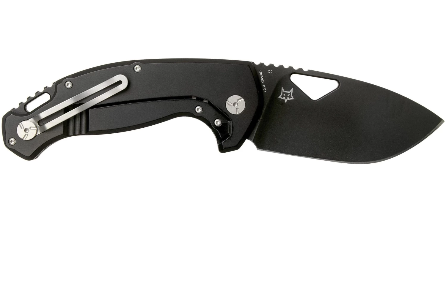 Fox El Capitan SK-02 BSW Summit Knife Co, Black Stonewashed Navaja, Tommaso Rumici Design 4 Fox El Capitan SK-02 BSW Summit Knife Co, Black Stonewashed Navaja, Tommaso Rumici Design - Imagen 2