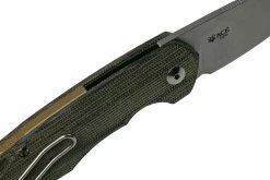GiantMouse ACE Corta Green Canvas Micarta Navaja, Ansø Y Voxnaes Design -Tienda Barata Cuchillos GM CO GCM 06 giantmouse