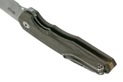 GiantMouse ACE Corta Green Canvas Micarta Navaja, Ansø Y Voxnaes Design -Tienda Barata Cuchillos GM CO GCM 07 giantmouse