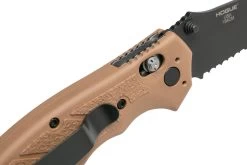 Heckler & Koch Exemplar 54153 Dark Earth Serrated, Navaja -Tienda Barata Cuchillos HE54153 06 hecklerkoch