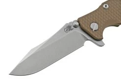 Rick Hinderer Eklipse 3.5” Spearpoint S45VN, Stonewash Bronze, Earth Brown G10, Navaja -Tienda Barata Cuchillos HRK EK 35 SP BR FDE 03 rickhinderer