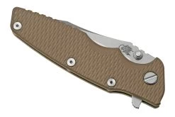 Rick Hinderer Eklipse 3.5” Spearpoint S45VN, Stonewash Bronze, Earth Brown G10, Navaja -Tienda Barata Cuchillos HRK EK 35 SP BR FDE 06 rickhinderer