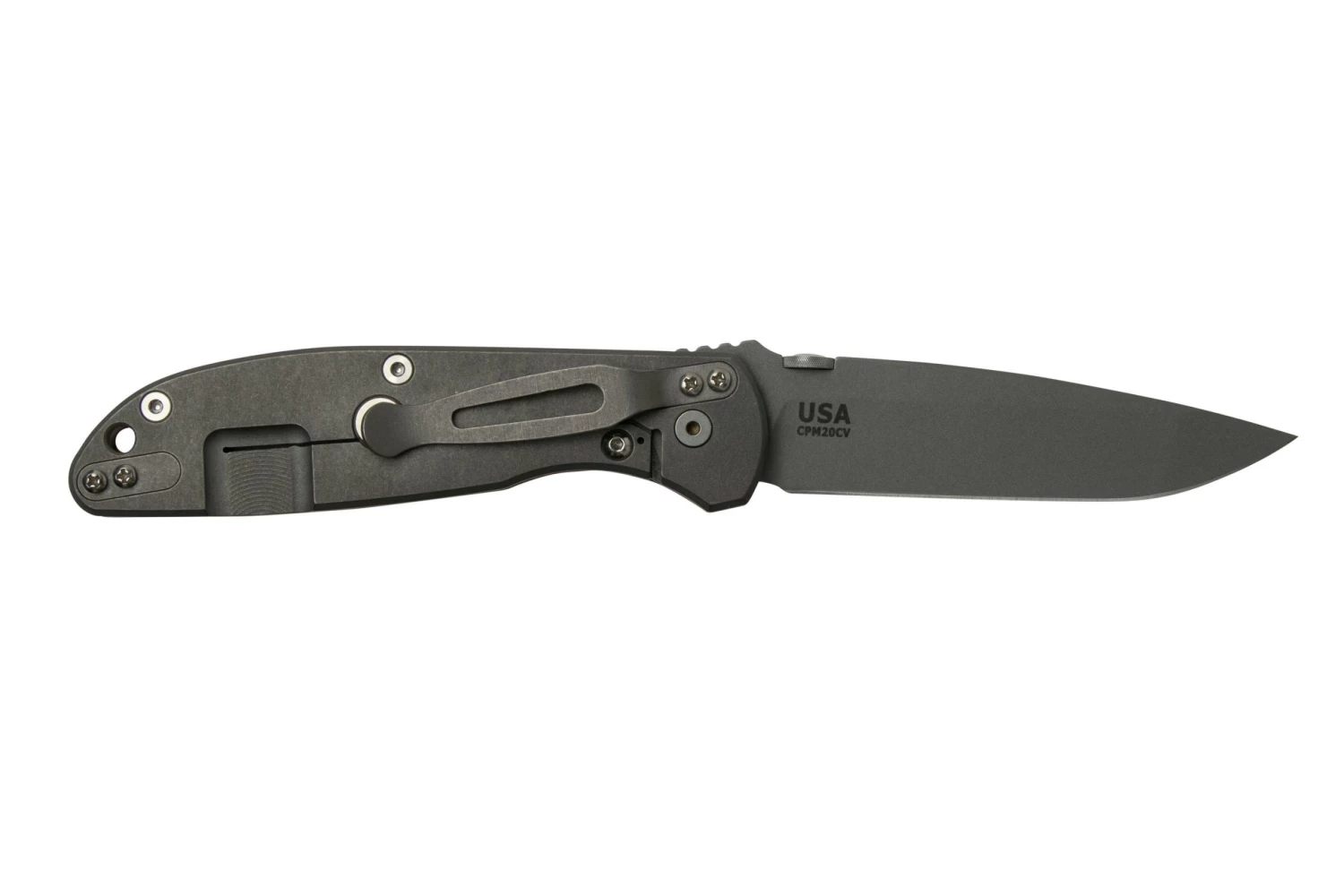 Rick Hinderer FireTac Spanto Acid Stonewash, Working Finish Orange G10, Navaja 4 Rick Hinderer FireTac Spanto Acid Stonewash, Working Finish Orange G10, Navaja - Imagen 2