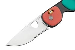 The James Brand The Redstone, Coral Turquoise + Satin, Serrated, Navaja -Tienda Barata Cuchillos JAKN118161 01 03 jamesbrand
