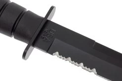 KA-BAR Tanto 1245 Cuchillo De Supervivencia, Parcialmente Dentado, Funda Kydex -Tienda Barata Cuchillos KA1245 03 ka bar ka1245 03