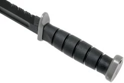 KA-BAR D2 Extreme Fighting Knife 1283, Serrated Blade, Kraton Handle, Funda De Cuero -Tienda Barata Cuchillos KA1283 04 ka bar