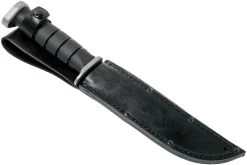KA-BAR D2 Extreme Fighting Knife 1283, Serrated Blade, Kraton Handle, Funda De Cuero -Tienda Barata Cuchillos KA1283 07 ka bar