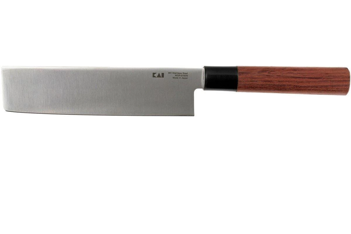 Kai Shun Seki Magoroku Redwood Cuchillo Nakiri 0165N 17 Cm 4 Kai Shun Seki Magoroku Redwood Cuchillo Nakiri 0165N 17 Cm - Imagen 2