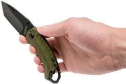 Kershaw Shuffle II 8750TOLBW Tanto, Olive Green -Tienda Barata Cuchillos KE8750TOLBW 08 kershaw ke8750tolbw 08