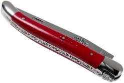 Forge Laguiole 1211INTCROUB 11cm, Rojo Micarta, Navaja Laguiole -Tienda Barata Cuchillos LA1211INTCROUB 04 forge de laguiole