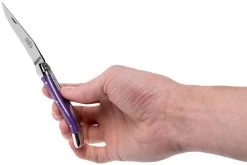 Forge Laguiole 129INTCVIOBRI 9cm, Violet Micarta, Navaja Laguiole -Tienda Barata Cuchillos LA129INTCVIOBRI 08 forge de laguiole