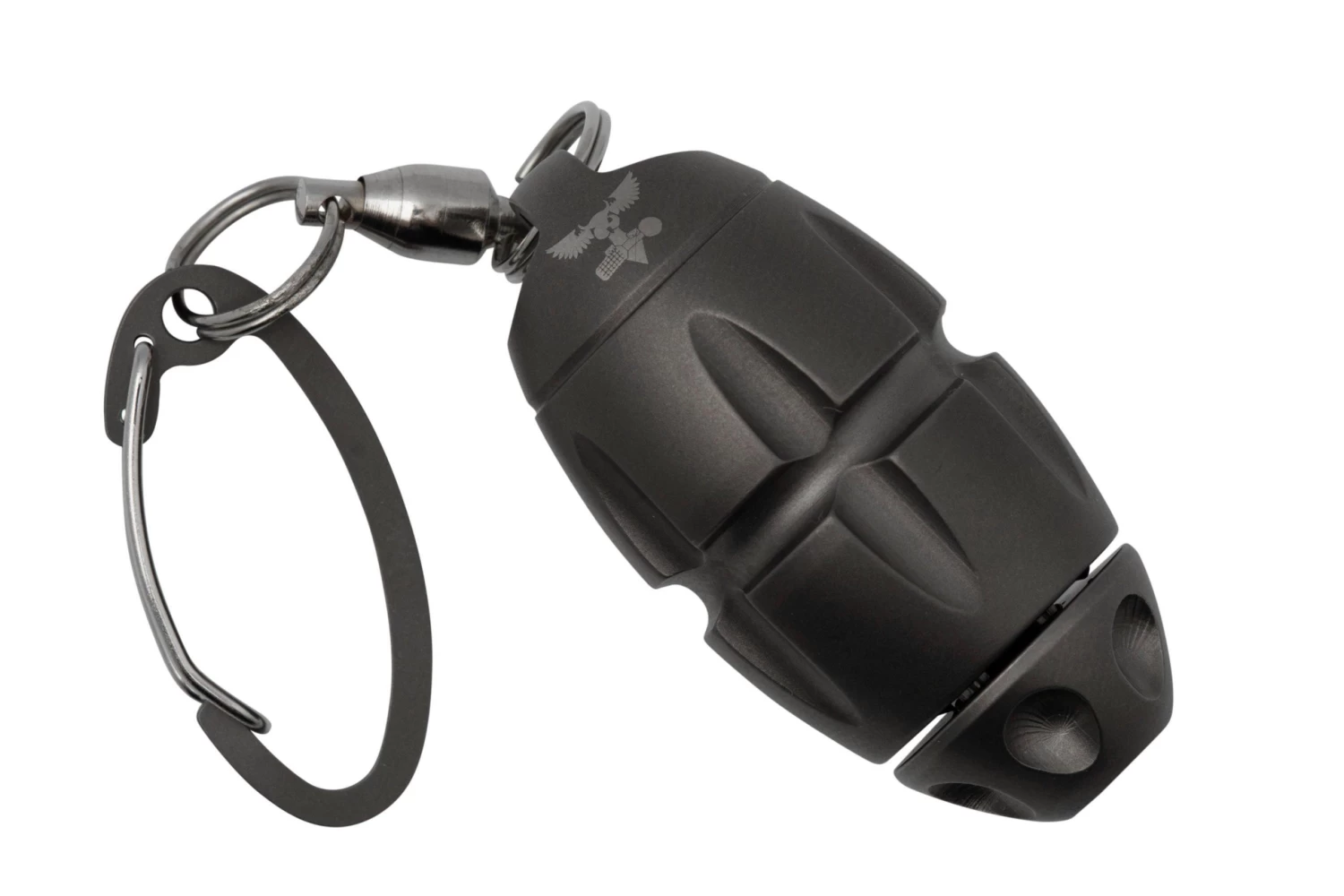 LionSteel Eggie Grey Titanium EG-GY Llavero Con Juego De Tornillos Y Multiherramienta 3 LionSteel Eggie Grey Titanium EG-GY Llavero Con Juego De Tornillos Y Multiherramienta