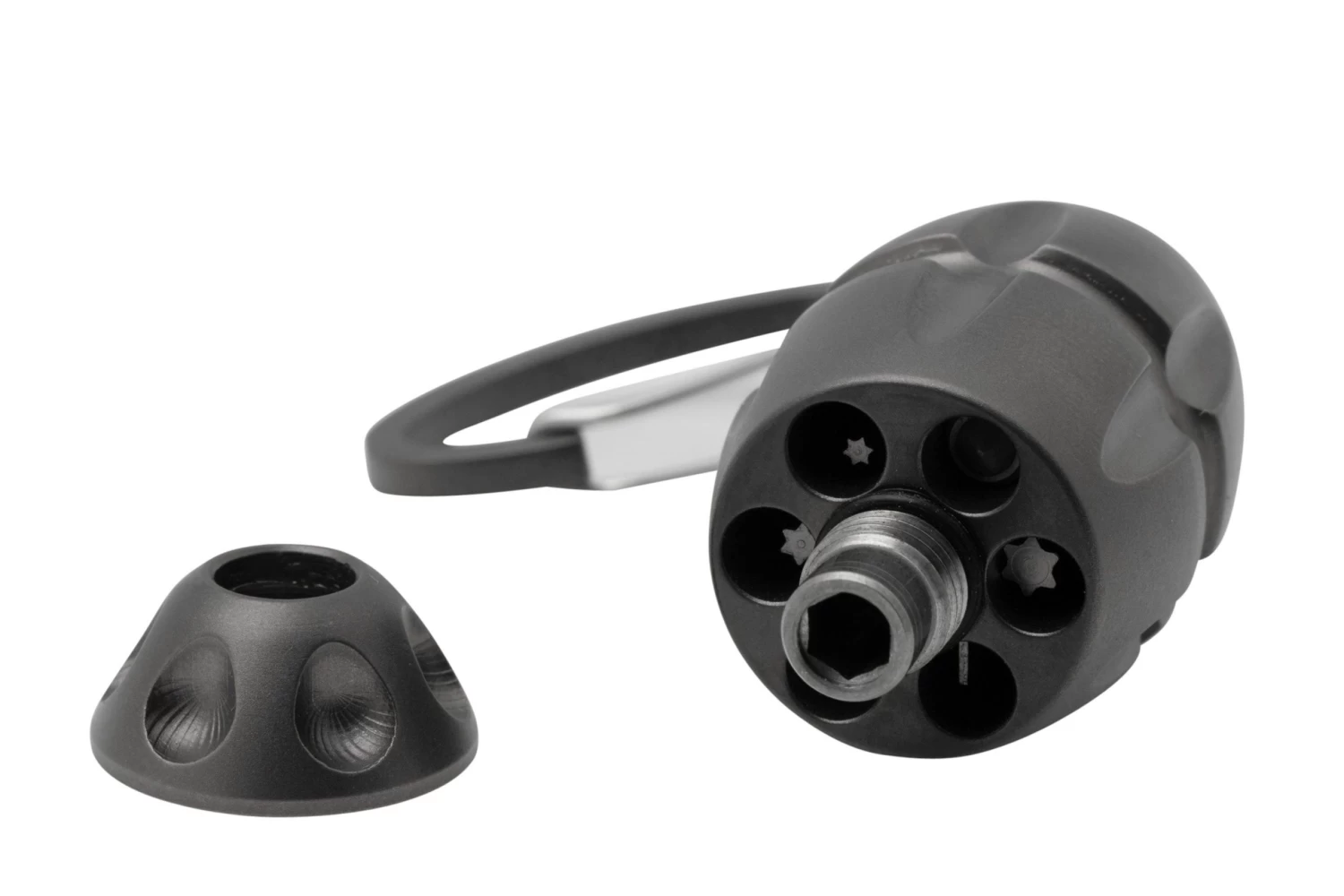 LionSteel Eggie Grey Titanium EG-GY Llavero Con Juego De Tornillos Y Multiherramienta 4 LionSteel Eggie Grey Titanium EG-GY Llavero Con Juego De Tornillos Y Multiherramienta - Imagen 2