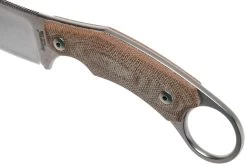 LionSteel H1 Skinner CVN Natural Canvas Micarta Cuchillo Fijo, Tommaso Rumici Design -Tienda Barata Cuchillos LI H1 CVN 05 lionsteel