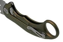 LionSteel L.E.One LE1-A-GS MagnaCut, Satin, Green Aluminium, Navaja Karambit -Tienda Barata Cuchillos LI LE1 A GS 06 lionsteel