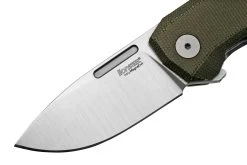 LionSteel Nano NA01-CVG Frame Lock, Magnacut, Green Canvas Micarta, Navaja -Tienda Barata Cuchillos LI NA01 CVG 03 lionsteel