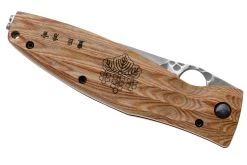 Mcusta MC-0182G Sengoku Toyotomi Hideyoshi SPG2, Yellow Pakkawood, Cuchillo De Caballero -Tienda Barata Cuchillos MC 0182G 06 mcusta