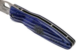 Mcusta MC-0186G Sengoku Date Masamune, Madera De Pakka Azul, Cuchillo De Caballero -Tienda Barata Cuchillos MC 0186G 07 mcusta