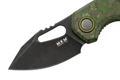 MKM Isonzo FX03-3CJD Clip Point Dark Stonewashed, Jungle Wear Carbon Fibre Navaja, Diseño De Jesper Voxnaes -Tienda Barata Cuchillos MMK FX03 3CJD 03 mkm