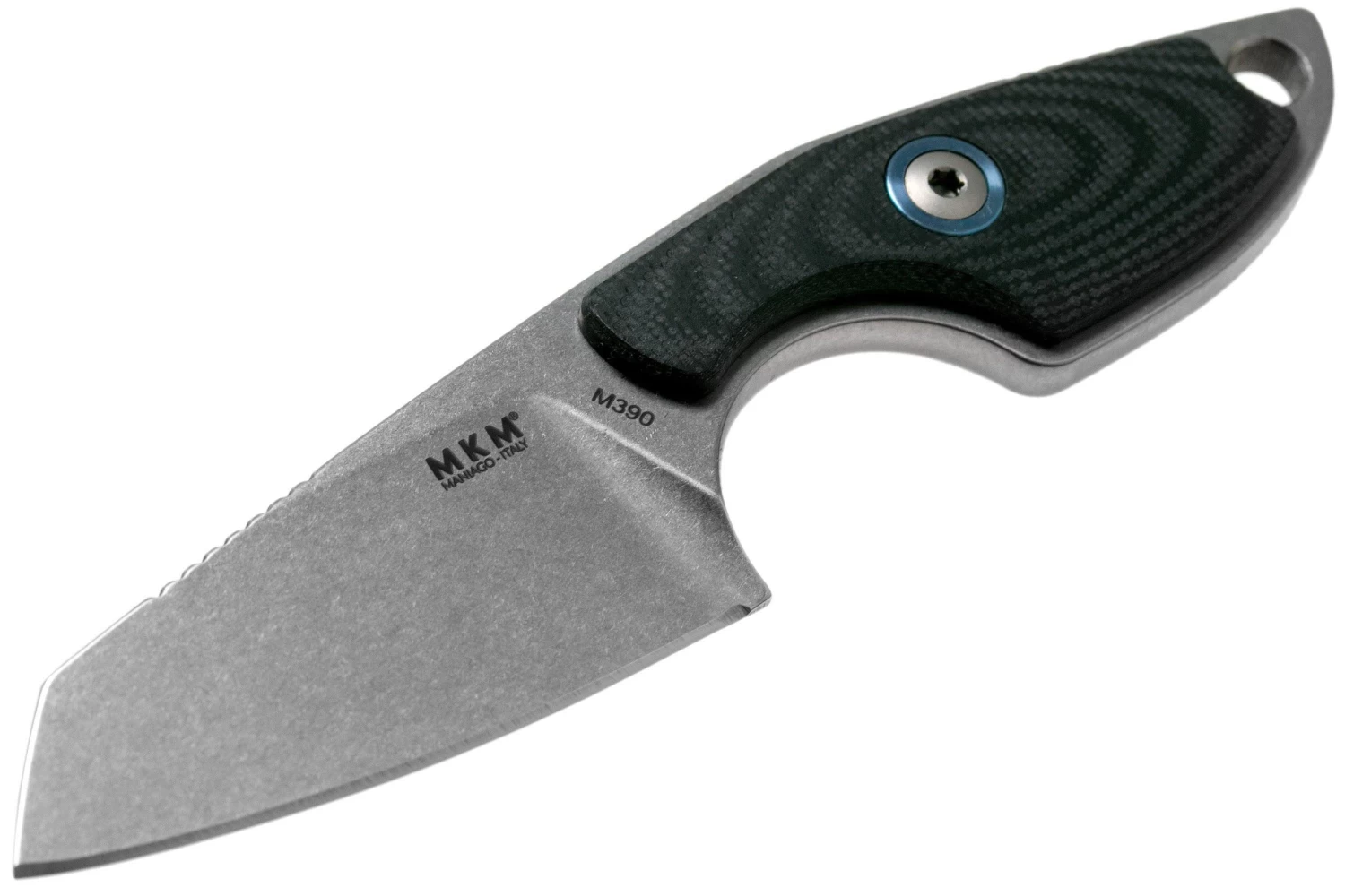 MKM Mikro 2 Wharncliffe, Stonewashed Black G10 Cuchillo De Cuello, Jesper Voxnaes Design 5 MKM Mikro 2 Wharncliffe, Stonewashed Black G10 Cuchillo De Cuello, Jesper Voxnaes Design - Imagen 3