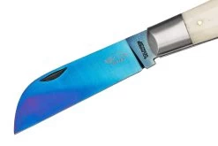 Otter Anchor Knife 173 KN M.L Large Blue Carbon, Bone, Brass Anchor, Navaja -Tienda Barata Cuchillos OR173KNML 03 otter