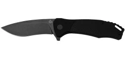QSP Knife Raven QS122-C2 Blach G10, Black D2 Stonewashed, Navaja