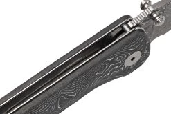 QSP Knife Hawk QS131-Q Damascus, Aluminum Foil Carbonfiber Navaja -Tienda Barata Cuchillos QS131 Q 06 qsp