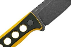 QSP Knife Canary QS141-A2 Blackwashed, Black Yellow G10, Cuchillo De Cuello -Tienda Barata Cuchillos QS141 A2 05 qsp