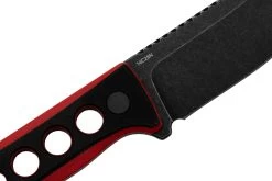 QSP Knife Canary QS141-B2 Blackwashed, Black Red G10, Cuchillo De Cuello -Tienda Barata Cuchillos QS141 B2 05 qsp
