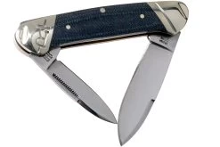 Rough Ryder Canoe Denim RR2184 Carbon Navaja Slipjoint