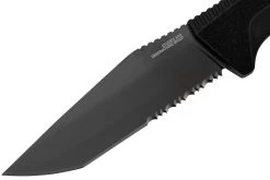 SOG Trident FX 17-12-02-57 Blackout, Partially Serrated, Cuchillo Fijo -Tienda Barata Cuchillos SOG 17 12 02 57 03 sog
