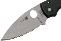 Spyderco Shaman C229GS Serrated Navaja, Sal Glesser Design -Tienda Barata Cuchillos SPC229GS 03 spyderco spc229gs 03