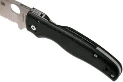 Spyderco Shaman C229GS Serrated Navaja, Sal Glesser Design -Tienda Barata Cuchillos SPC229GS 07 spyderco spc229gs 07