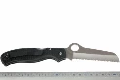 Spyderco C89 Atlantic Salt, Negro, Dentado -Tienda Barata Cuchillos SPC89SBK 05 spyderco atlantic salt zwart spc89sbk d5