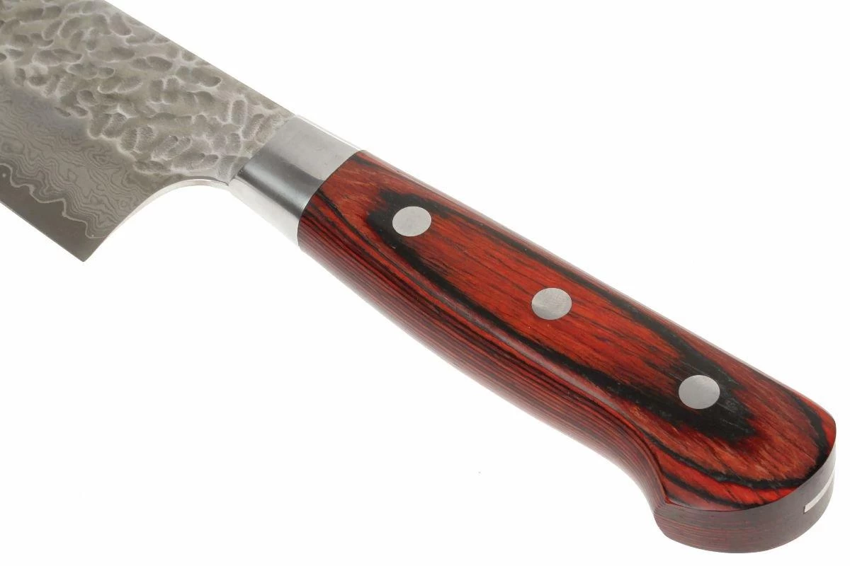 Sakai Takayuki 33-Layer Damascus Cuchillo Santoku, 18 Cm 5 Sakai Takayuki 33-Layer Damascus Cuchillo Santoku, 18 Cm - Imagen 3