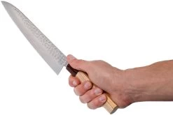 Sakai Takayuki Cuchillo Cocinero 33-Capas Damascus Hammered WA 24 Cm -Tienda Barata Cuchillos TA07476 06 sakai takayuki