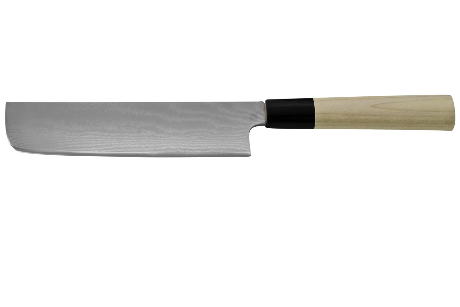 Tojiro Shippu FD-598, Nakiri De Damasco De 63 Capas, 18 Cm 3 Tojiro Shippu FD-598, Nakiri De Damasco De 63 Capas, 18 Cm