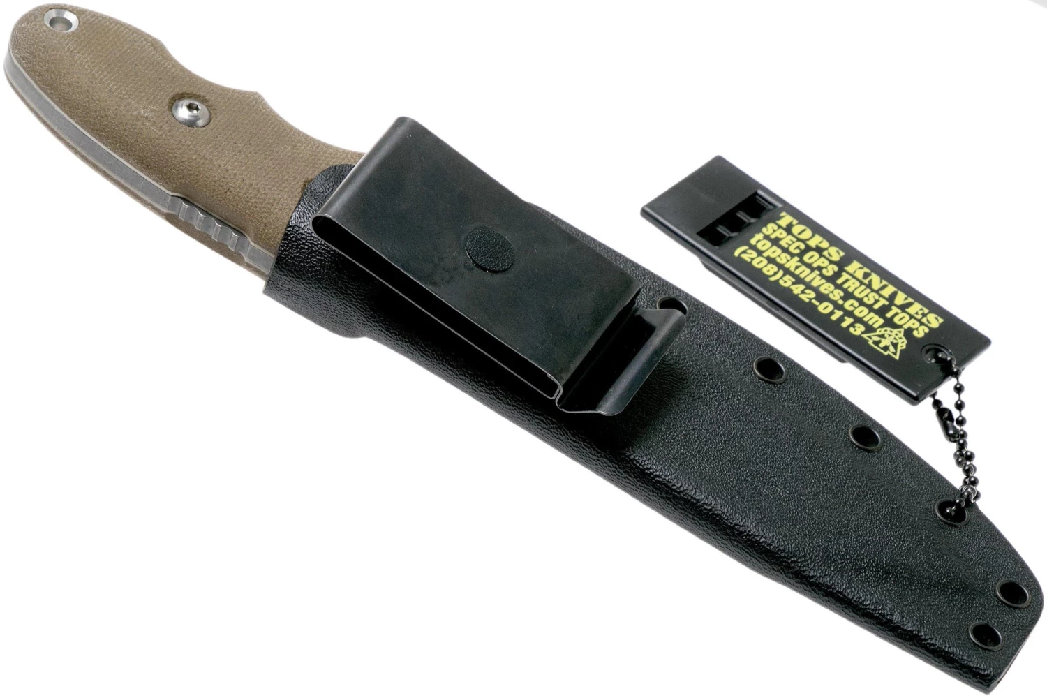 TOPS Knives Backpacker's Bowie BPB-01 Cuchillo Fijo 10 TOPS Knives Backpacker's Bowie BPB-01 Cuchillo Fijo - Imagen 8