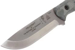 TOPS Knives B.O.B. Fieldcraft154CM Grey/Black Micarta BROS-154-BLM Cuchillo Bushcraft -Tienda Barata Cuchillos TK BROS 154 BLM 03 tops knives tk bros 154 blm 03