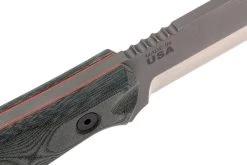 TOPS Knives B.O.B. Fieldcraft154CM Grey/Black Micarta BROS-154-BLM Cuchillo Bushcraft -Tienda Barata Cuchillos TK BROS 154 BLM 05 tops knives tk bros 154 blm 05