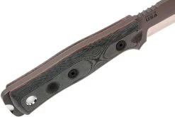 TOPS Knives B.O.B. Fieldcraft154CM Grey/Black Micarta BROS-154-BLM Cuchillo Bushcraft -Tienda Barata Cuchillos TK BROS 154 BLM 06 tops knives tk bros 154 blm 06