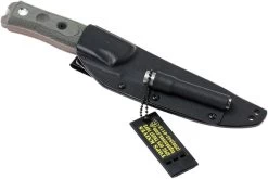 TOPS Knives B.O.B. Fieldcraft154CM Grey/Black Micarta BROS-154-BLM Cuchillo Bushcraft -Tienda Barata Cuchillos TK BROS 154 BLM 08 tops knives tk bros 154 blm 08