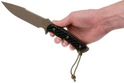 Spartan Blades Horkos SB4DEBKKYTN Flat Dark Earth/Black/Tan Sheath Cuchillo De Supervivencia -Tienda Barata Cuchillos USSB4DEBKKYTN 06 spartan blades