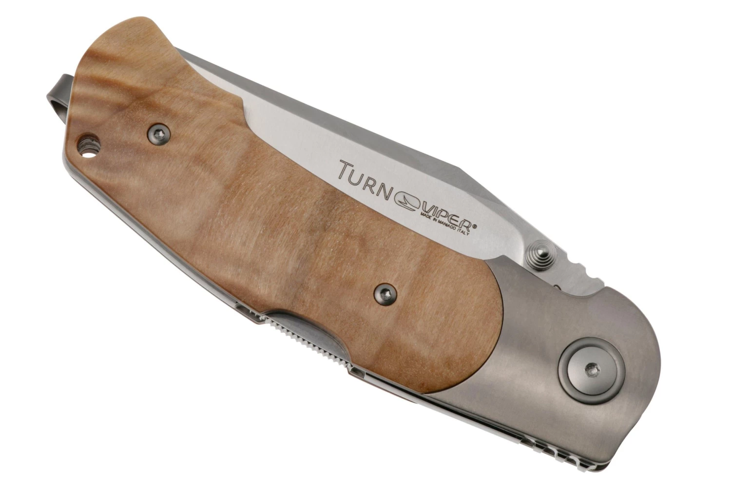 Viper Turn V5986PI Poplar Burl Navaja, Fabrizio Silvestrelli Design 8 Viper Turn V5986PI Poplar Burl Navaja, Fabrizio Silvestrelli Design - Imagen 6