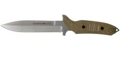 Viper Fearless VT4018CG Sleipner Stonewashed, Green Canvas Micarta, Cuchillo Fijo, Rumici Design