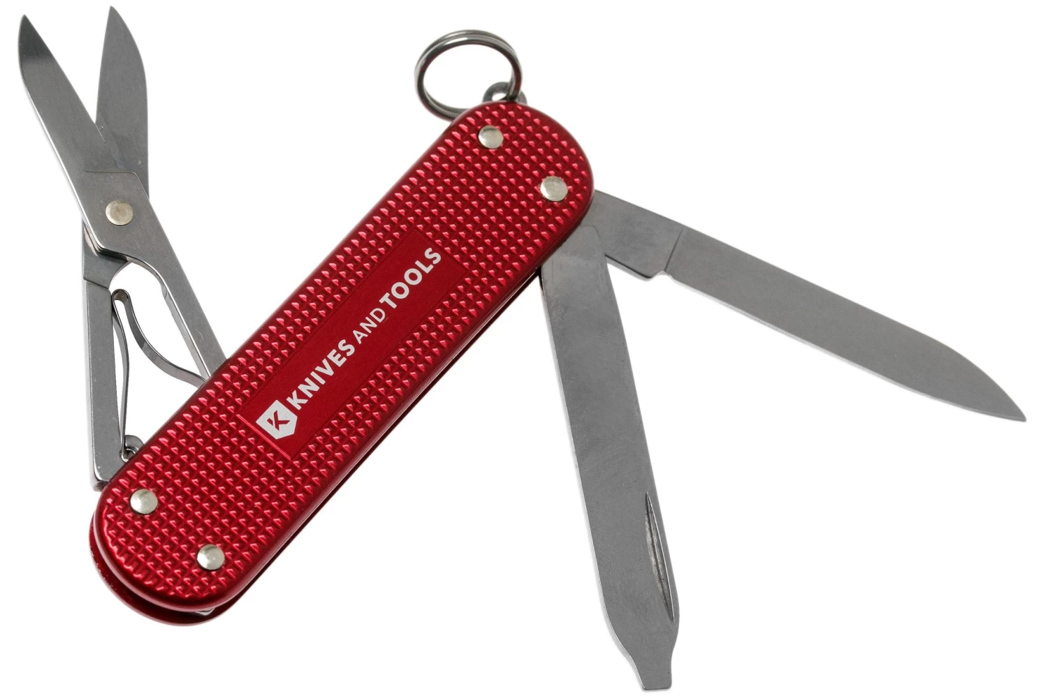 Victorinox Classic Alox Red 0.6221-20R4.KTE1 Knivesandtools Edition, Navaja Suiza 4 Victorinox Classic Alox Red 0.6221-20R4.KTE1 Knivesandtools Edition, Navaja Suiza - Imagen 2