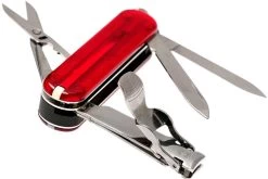 Victorinox Nail Clip 580 Rojo Transparente 0.6463 Navaja Suiza -Tienda Barata Cuchillos VT0 6463 T 03 victorinox vt0 6463 t 03