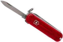 Victorinox Nail Clip 580 Rojo Transparente 0.6463 Navaja Suiza -Tienda Barata Cuchillos VT0 6463 T 04 victorinox vt0 6463 t 04