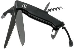 Victorinox RangerGrip 55 Onyx Black 0.9563.C31P Swiss Navaja